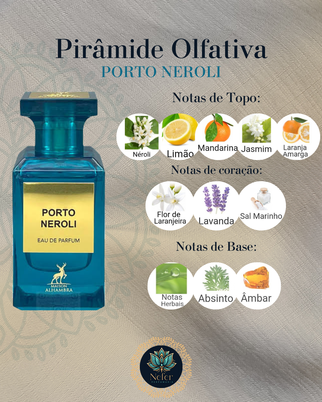 Decant Perfume Porto Neroli de Maison Alhambra - Decant de 5ml e 10ml